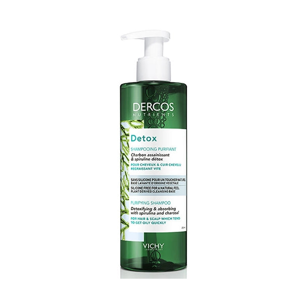 Vichy Dercos Nutrients Detox Oily Scalp Shampoo 250ml