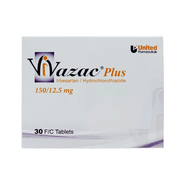 Vivazac Plus 150mg/12.5mg Tab 30's