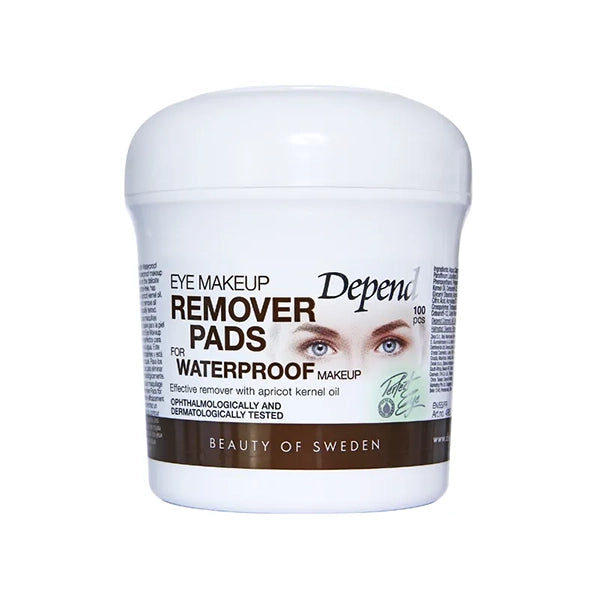 Depend Eye Make-up Remover Pad Oil 100's