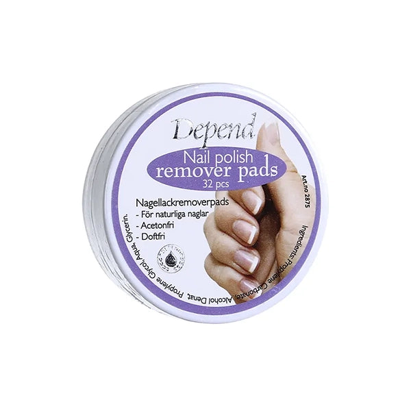 Depend Nail Polish Remover Pad 32's