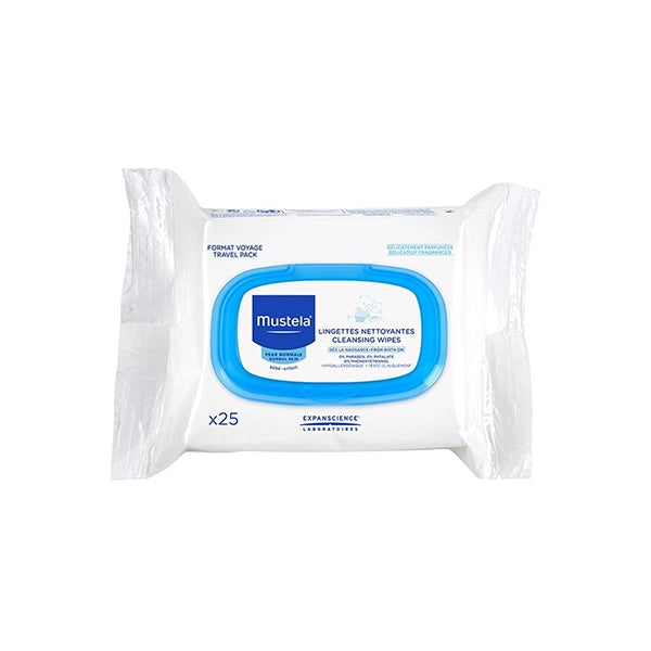 Mustela Cleansing Wipes 25's