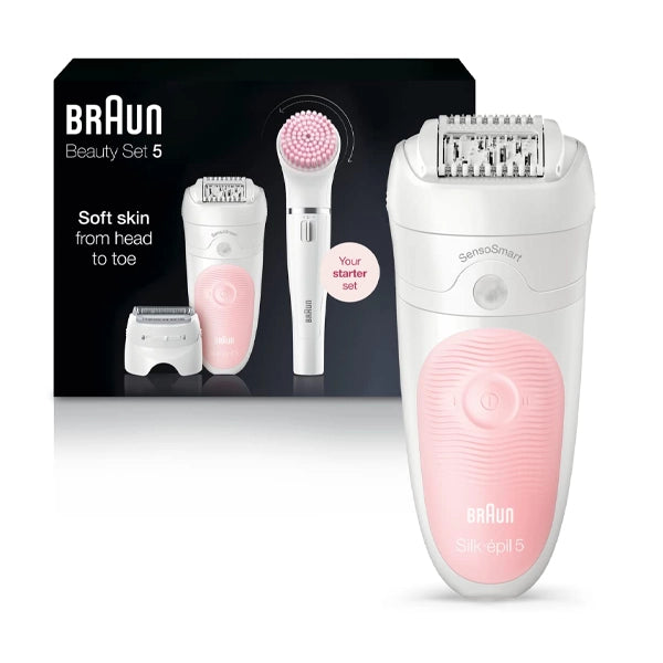 Braun Beauty Silk-epil 5 With Pink Starter Set
