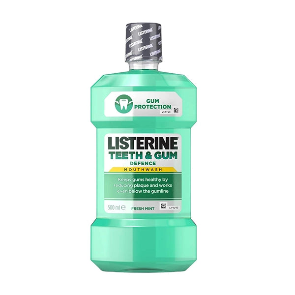 Listerine Mouthwash Teeth &amp; Gum Defence 500ml