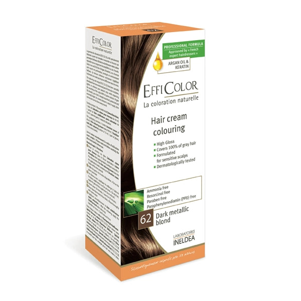 EffiColor Dark Metallic Blond No 62 60 Ml