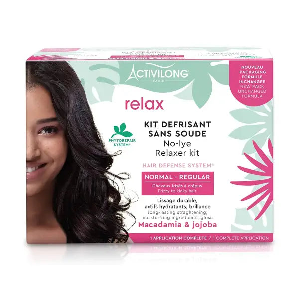 Activilong Hair No Lye Relaxer Kit Regular Macadamia &amp; Jojoba