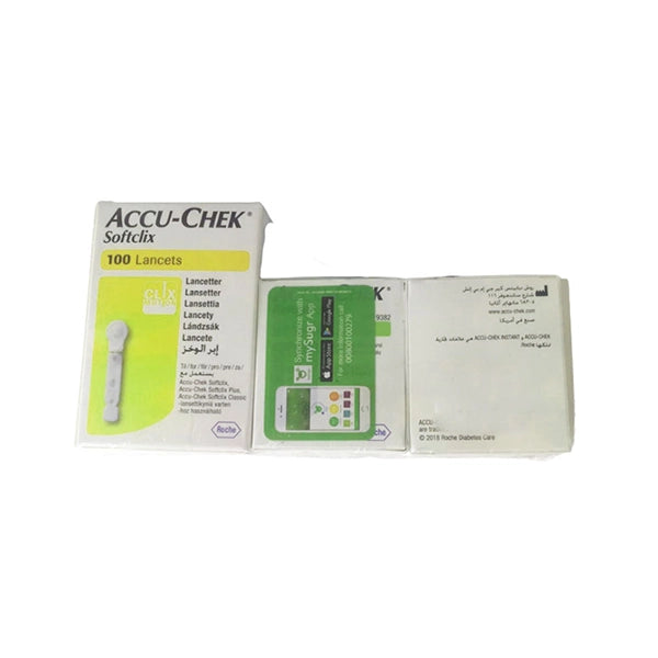 Accu Chek Instant 100 Strips + 100 Lancets Offer