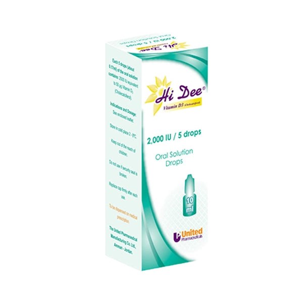 Hi Dee 2000 Iu Oral Drops 10ml