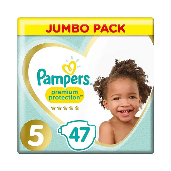 Pampers Premium Protection Size Five 47 Diapers
