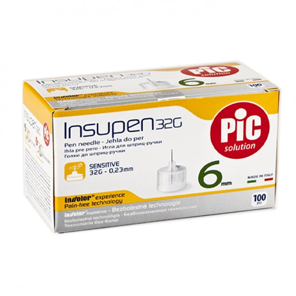 Pic-insupen Pen Needles G32 X 6mm 100's