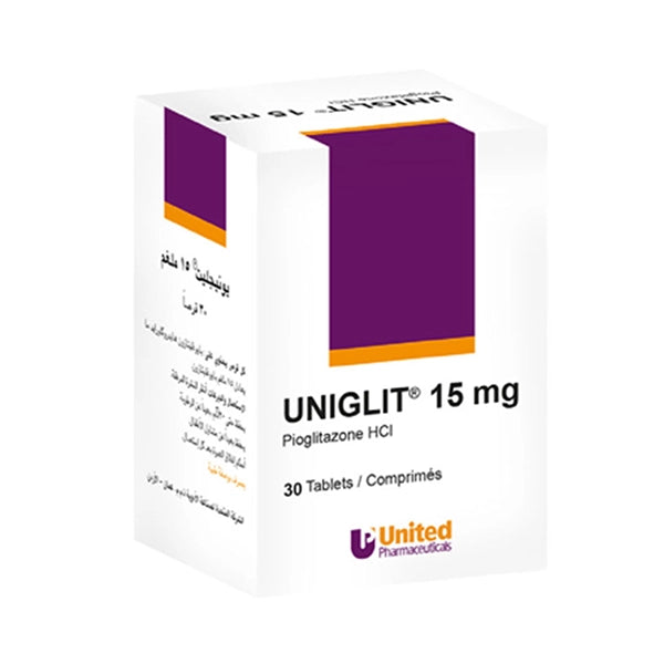 Uniglit 15mg Tabs 30's