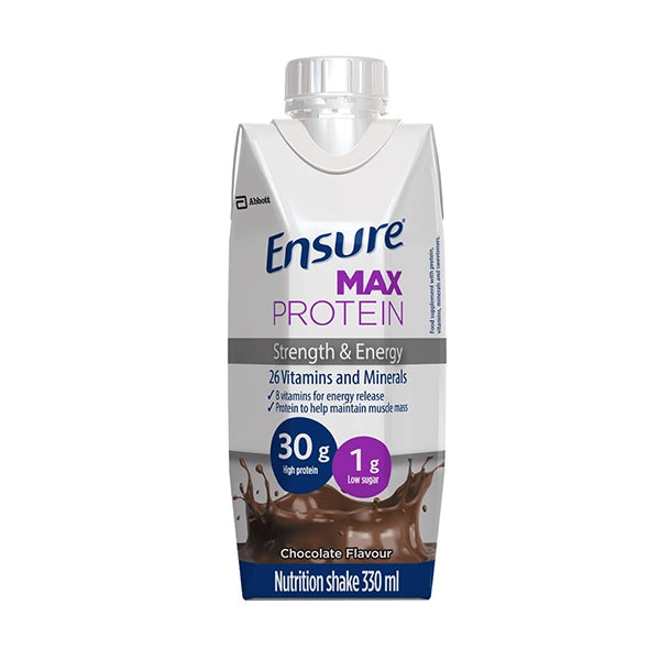 Ensure Max Protein Chocolate 330ml - Energy Boost - Ensure
