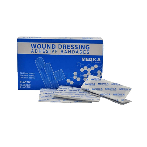 Medica Blue Plaster Assorted 100 Pieces