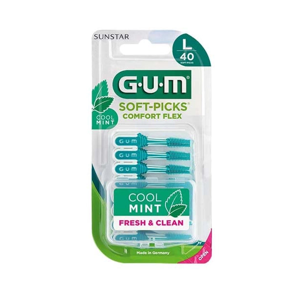 Gum Soft Picks Cool Mint 40 Pcs