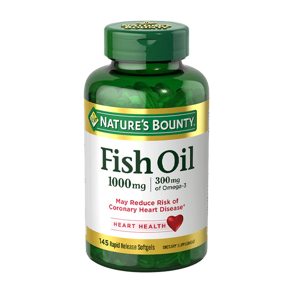 Nature's Bounty Fish Oil 1000 Mg 145 Softgels