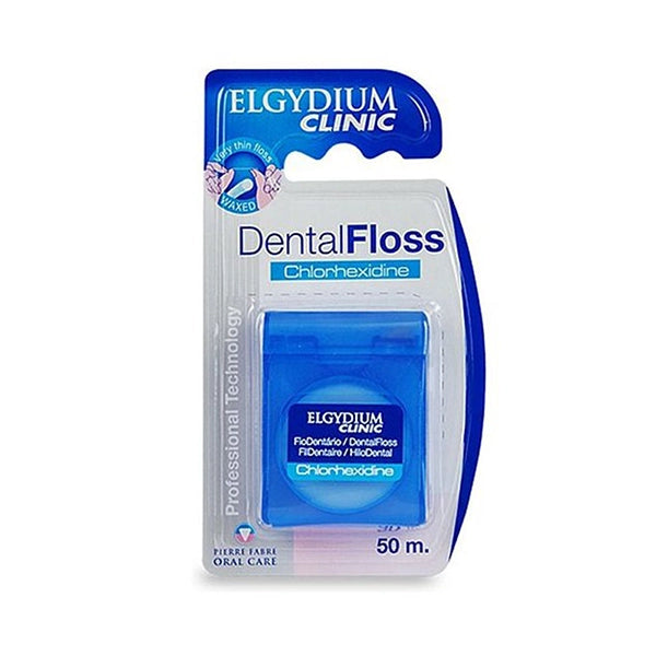 Elgydium Clinic Dental Floss Chlorhexidine 50 M Roll
