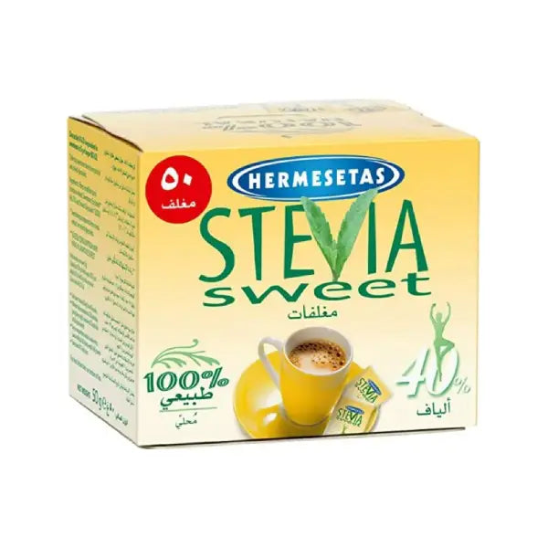 hermestas stevia sweet 1gm sachet 50's