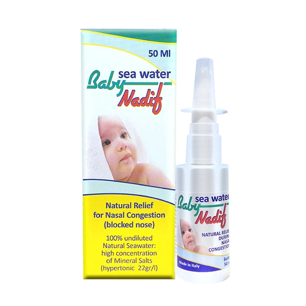 Baby Nadif Sea Water Hypertonic Nasal Spray 50 Ml