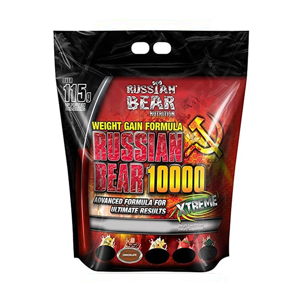 Russian Bear Nutrition 10000gm Gainer 15lb Chocolate - Weight Gain - Russian Bear Nutrition