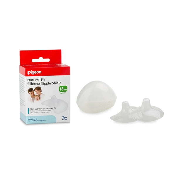 Pigeon Nipple Shield Silicone Nat Fit Soft