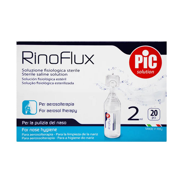 Pic Rinoflux Saline Solution 2ml 20's
