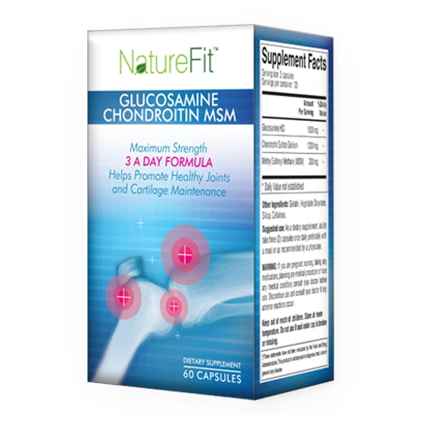 Naturefit Glucosamine Chondroitin Msm Caps. 60's
