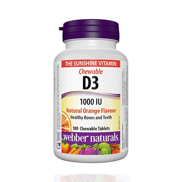 Webber Naturals Vit  D3 1000 Iu 100 Tab