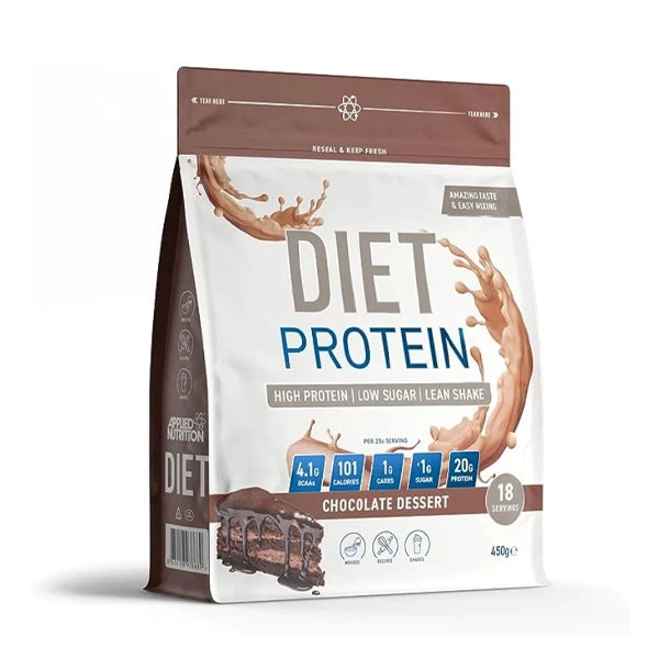 Applied Nutrition Diet Protein Chocolate Desert 18 Servings - Weight Management - Applied Nutrition