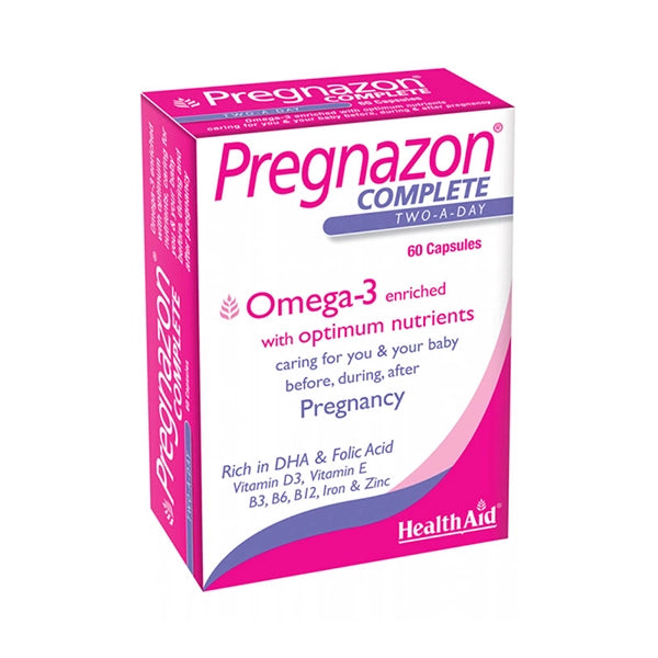 Health Aid Pregnazon Complete Cap 60's