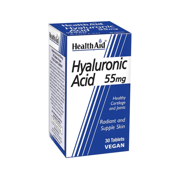 Health Aid Hyaluronic Acid 55mg Tab 30's