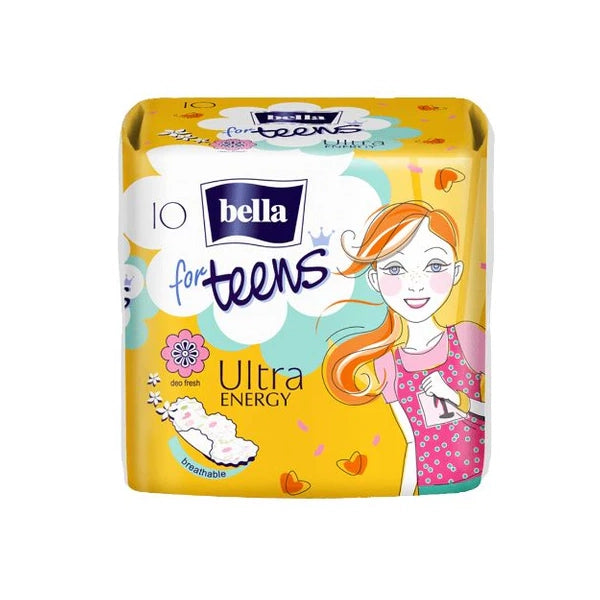 Bella Sanitary Pads Teens Ultra Energy 10's