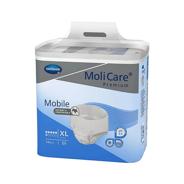 Molicare Premium Mobile Short  Size Xl 14 Pieces