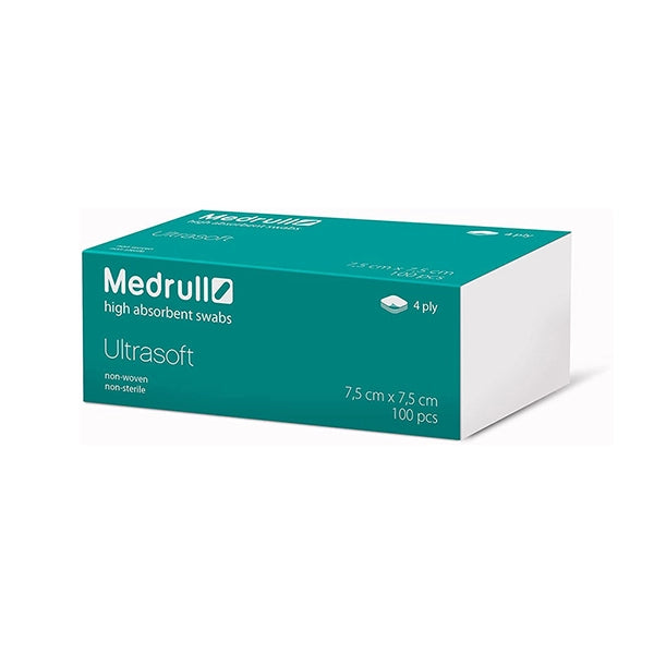Medrull Gauze Swabs 7.5*7.5 Cm 100 Pcs