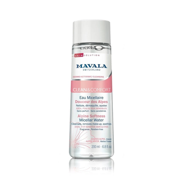 Mavala Swiss Skin Sol. Clean &amp; Comfort Alpine Micellar Water 200ml