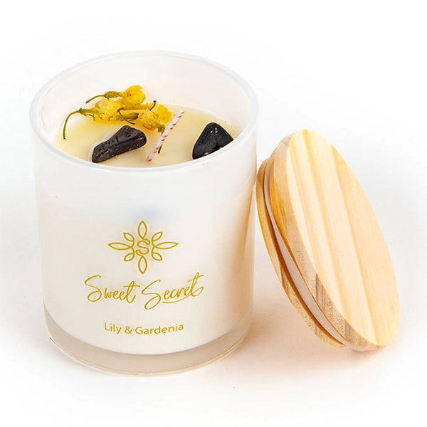 Soy Wax Scented Candle Lily &amp; Gardenia