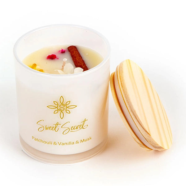 Soy Wax Scented Candle Patchouli &amp; Vanilla