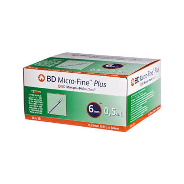 Bd Microfine Plus 31g X 5mm 100's