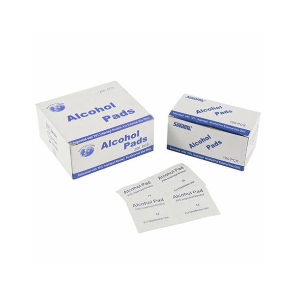 Sugama Alcohol Pads 100's
