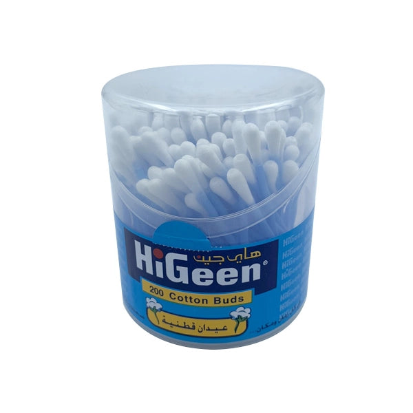 HiGeen Cotton Buds 200 Pieces