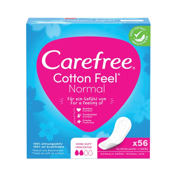Carefree Normal Cotton Fresh 56 Pcs