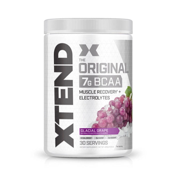 Xtend X Original 7g Bcaa 30svg Glacial Grape 390gm - Muscle Recovery - Xtend