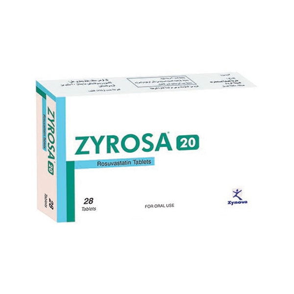 Zyrosa 20mg Tab 28's