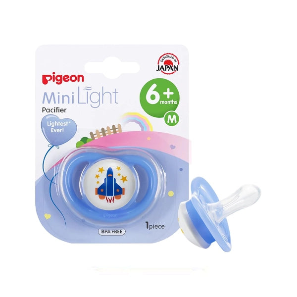 Pigeon Minilight Pacifier Aeroplan Single + 6 M