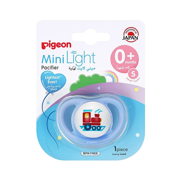Pigeon Minilight Pacifier Single Train +0 M