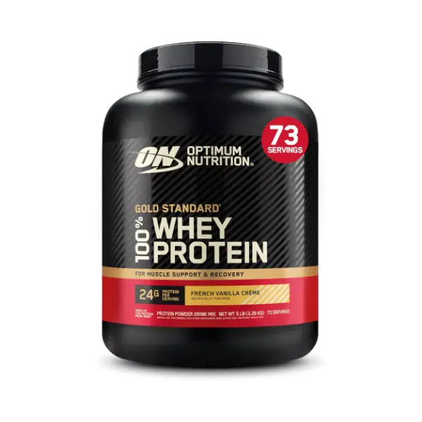 Optimum Nutrition Gold Standard 100% Whey 5Lb French Vanilla - protein - Optimum Nutrition