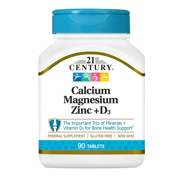 21st Century Cal Mag Zinc +d Tab 90's