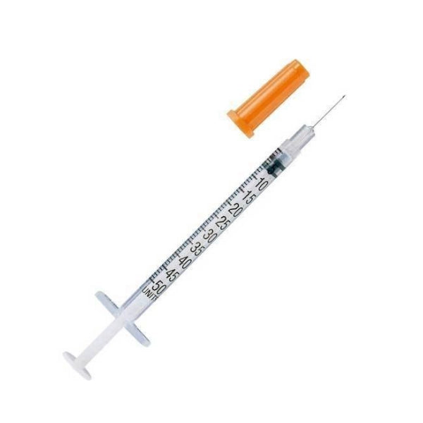 Almaha Insulin Syringe 1ml 30gx1/2 100's 