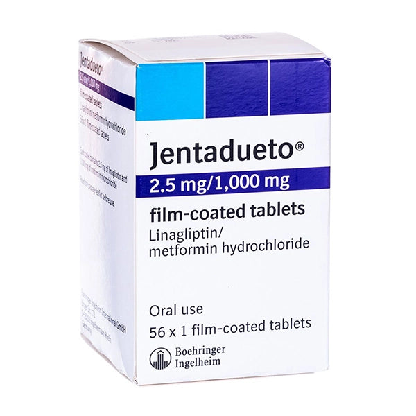 Jentadueto 2.5mg/1000mg Tab 60's