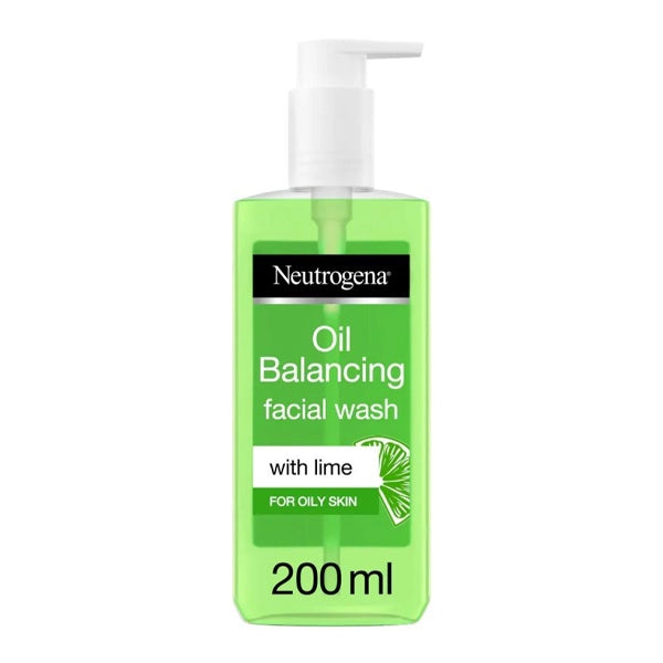 Neutrogena Oil Balancing Facial Wash With Lime 200 Ml