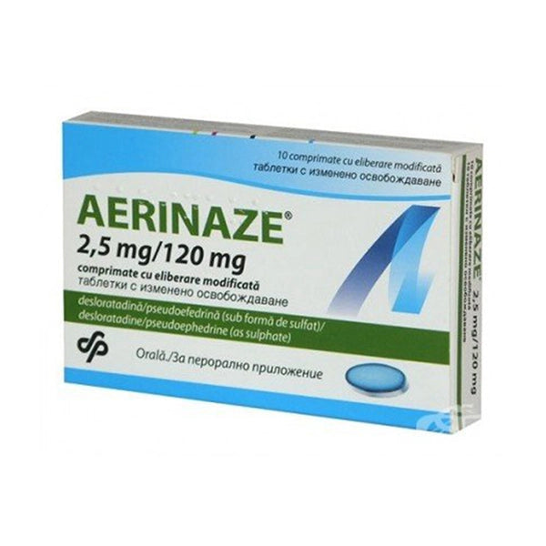 Aerinaze 2.5mg/120mg Tab 14's