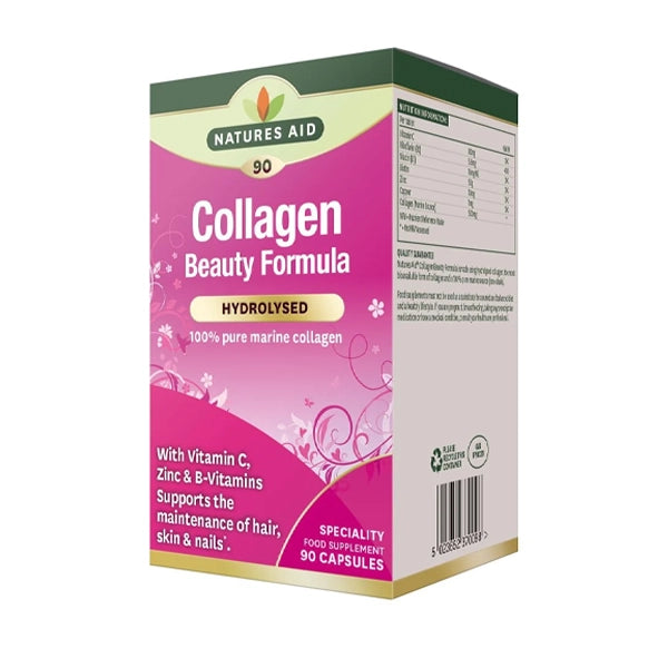 Natures Aid Collagen Beauty Formula Cap 90's